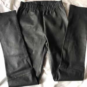 Rag and Bone Leather Charcoal pants- size S